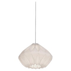 Modern Pendant Lamp - Medium Size - Unique Linen Pendant Lampshade by La Loupe