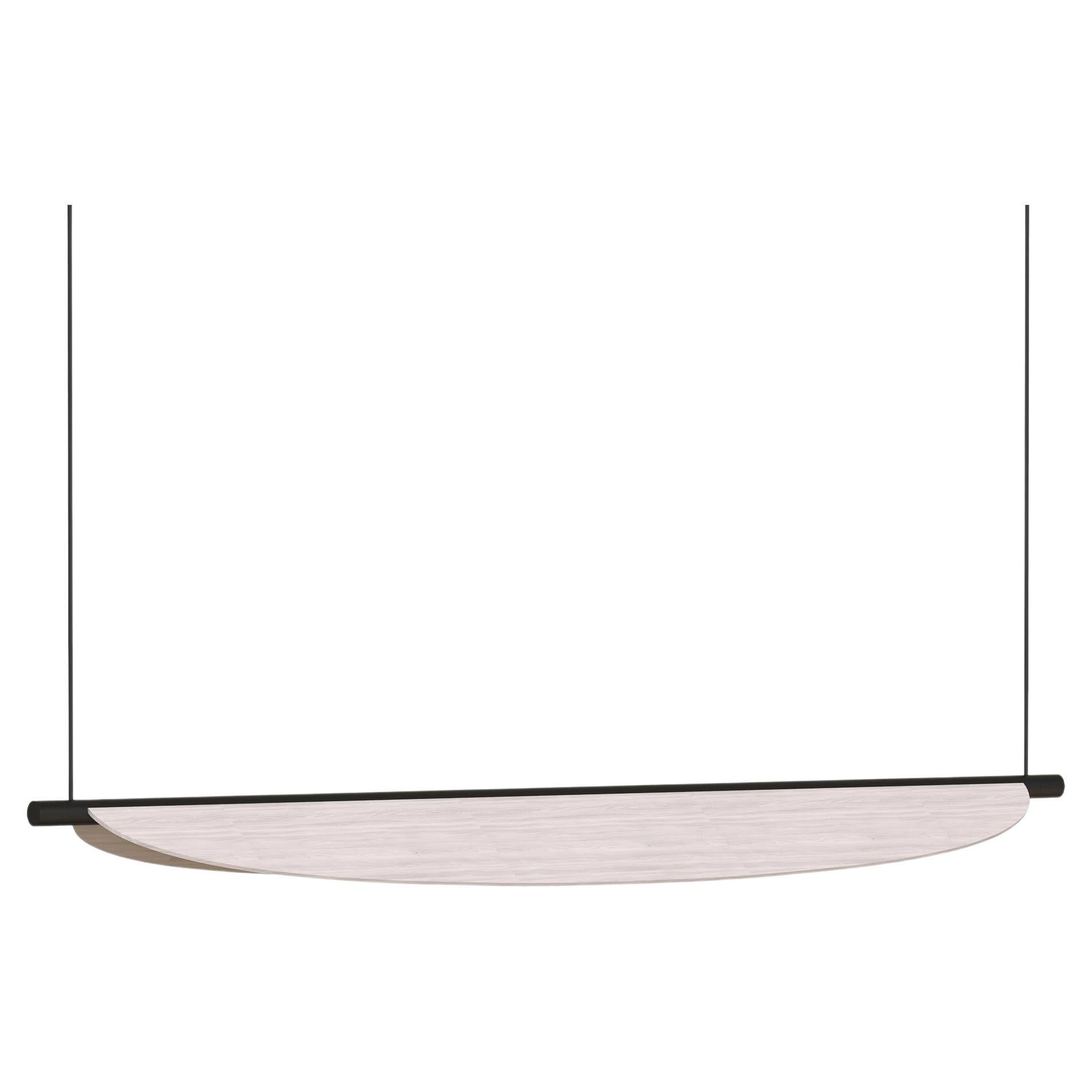 Modern Pendant Lamp 'Thula 562.23' by Federica Biasi x Tooy, Black & Light Oak For Sale