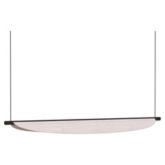 Modern Pendant Lamp 'Thula 562.23' by Federica Biasi x Tooy, Black & Light Oak