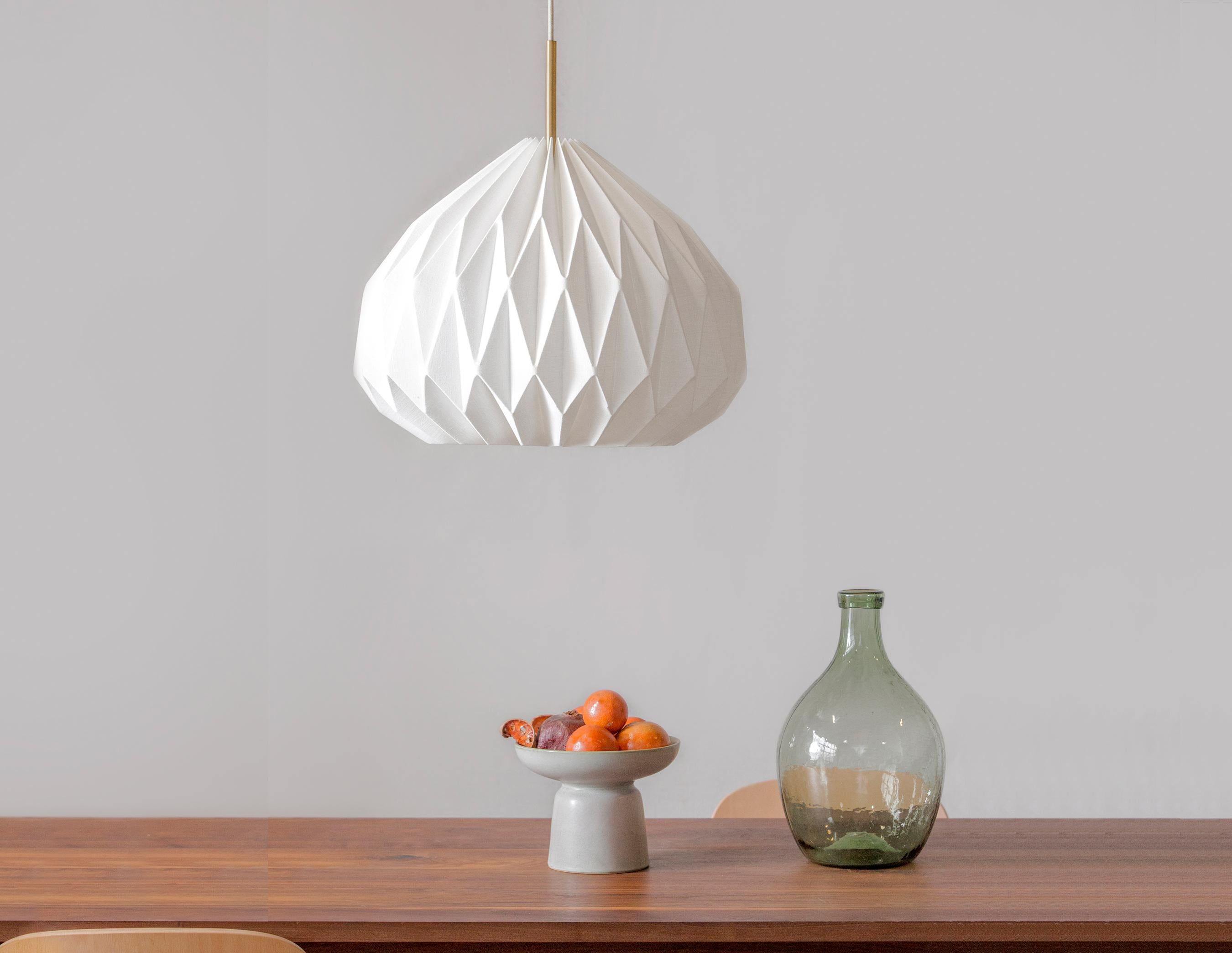 linen globe lampshade