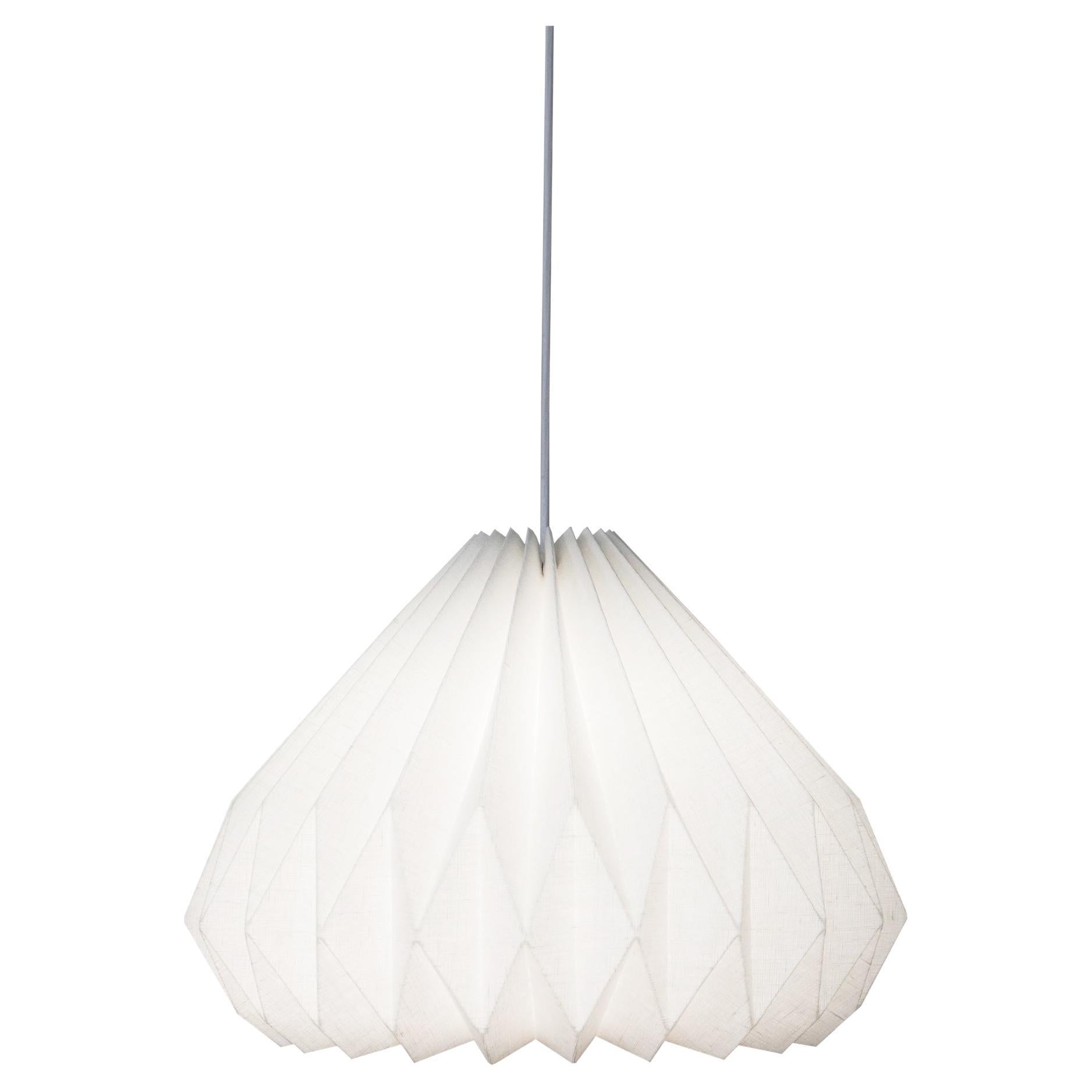 Modern Pendant Lamp - Unique Linen Pendant Lampshade by La Loupe