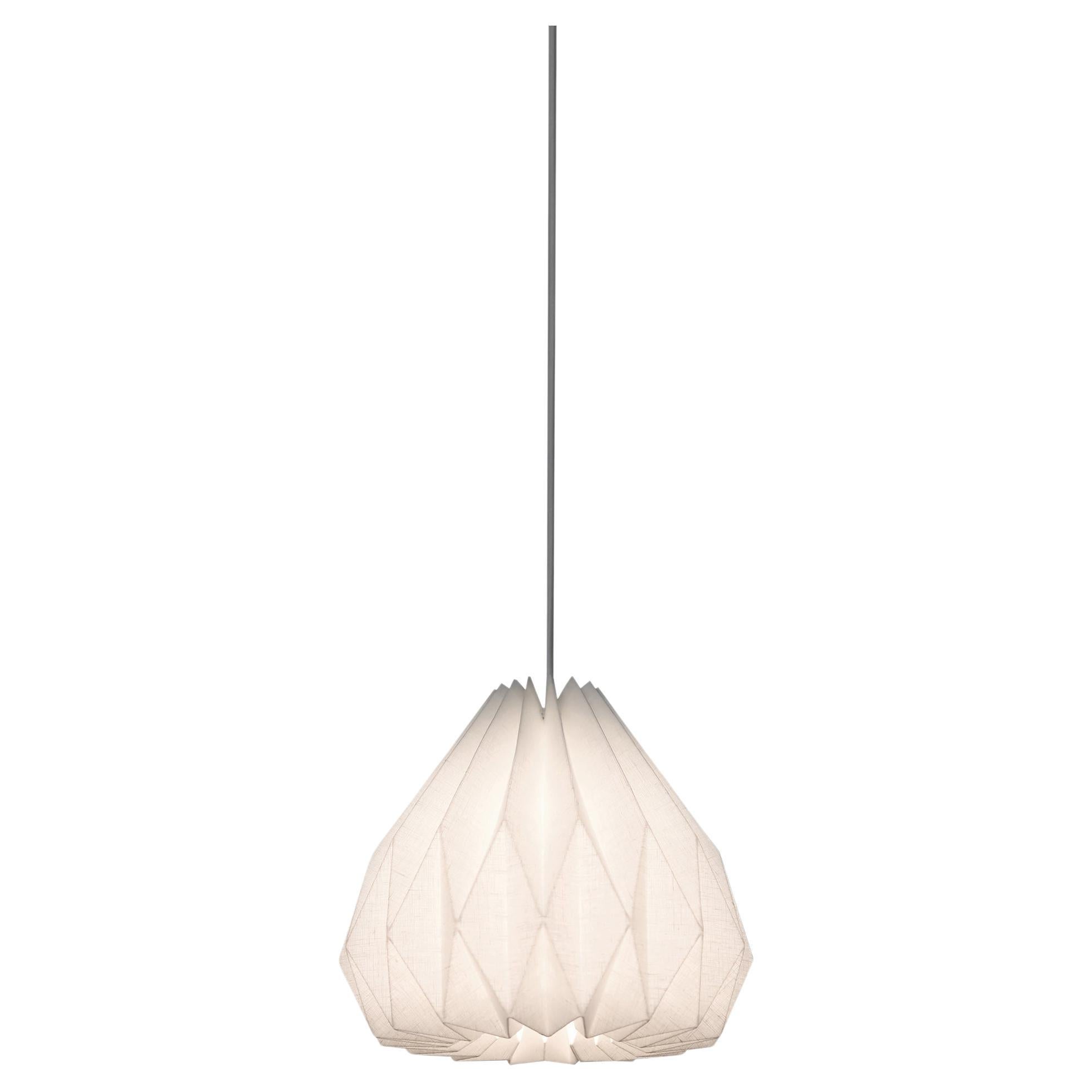 Modern Pendant Lamp - Unique Linen Pendant Lampshade by La Loupe