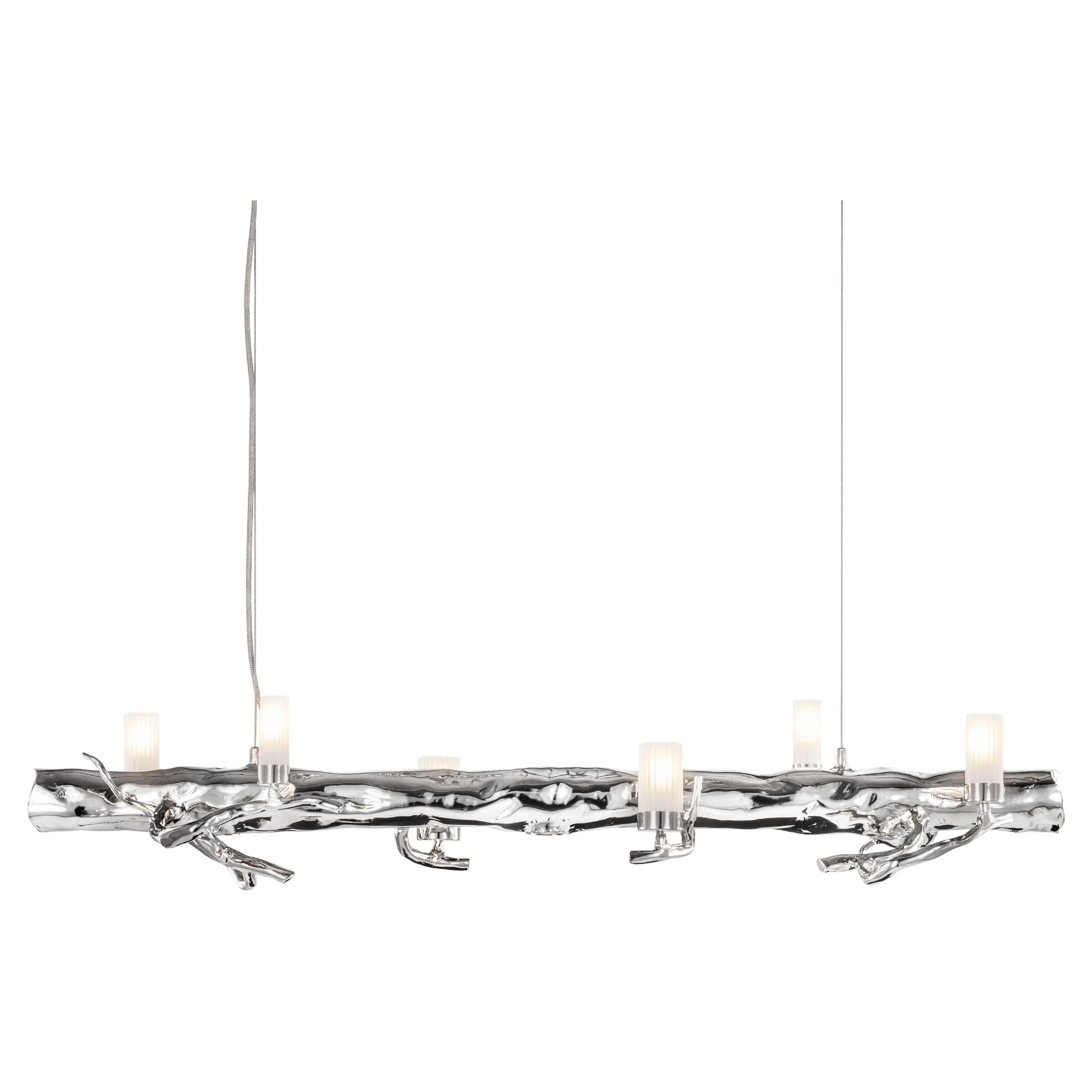 Ciondolo moderno, finitura nichel, collezione Takara Candles di Brand Van Egmond