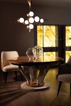 Buffet moderne en marbre « Penedo Greyish Oak », fabriqué à la main au Portugal par Greenapple