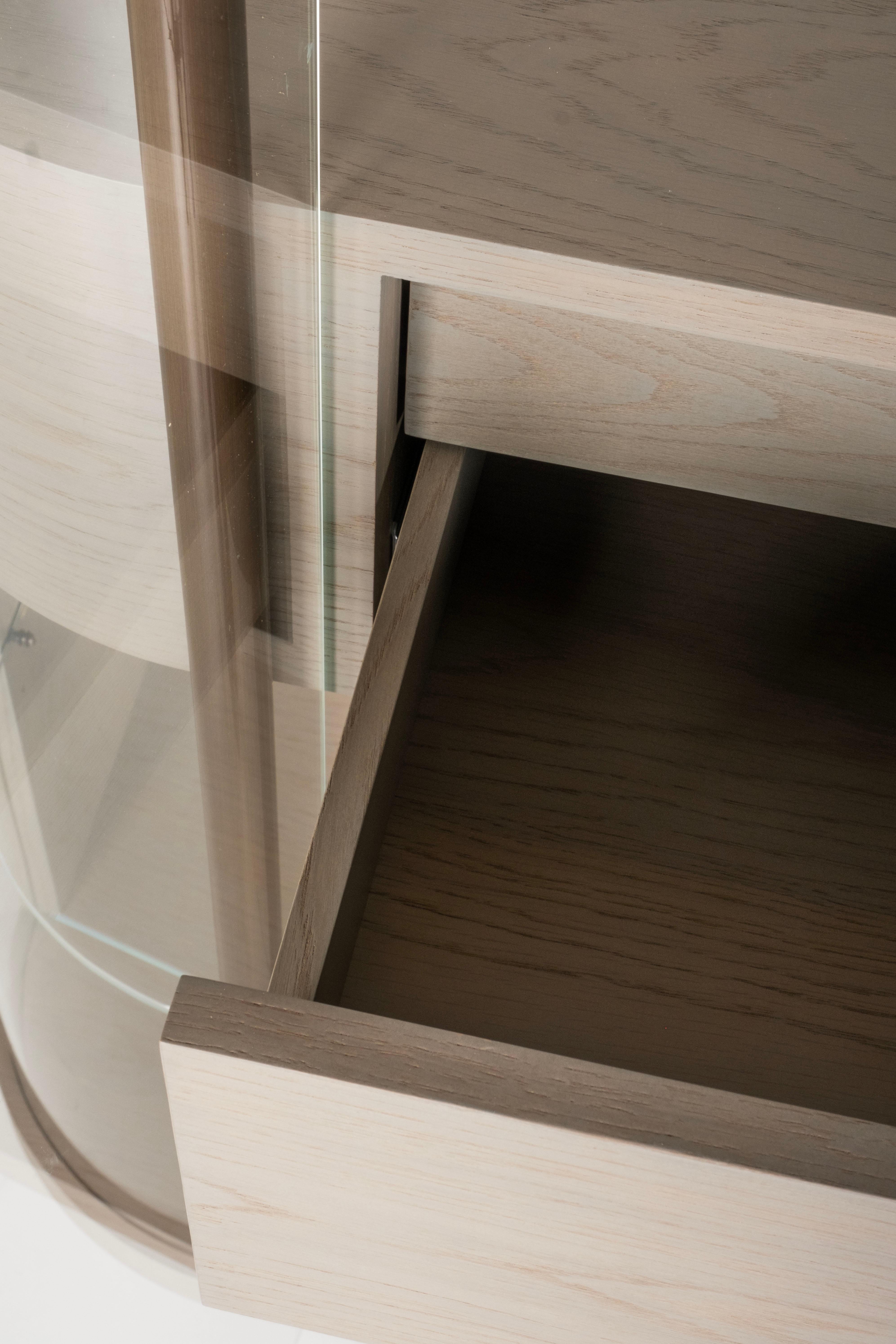 Mueble Bar Vitrina Penedo Moderno Calacatta Bianco Hecho a Mano Portugal Greenapple en venta 3