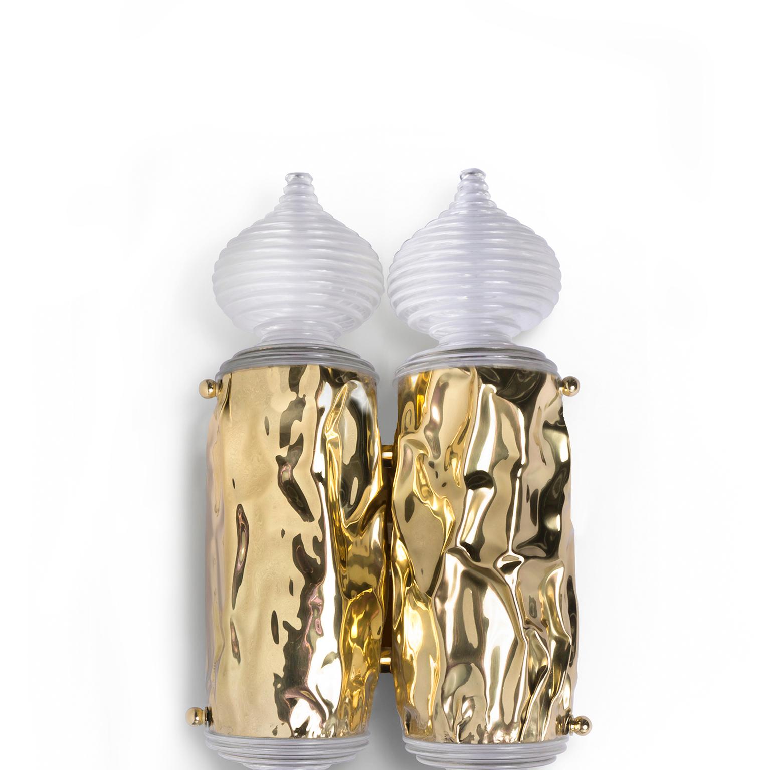 modern gold wall sconces