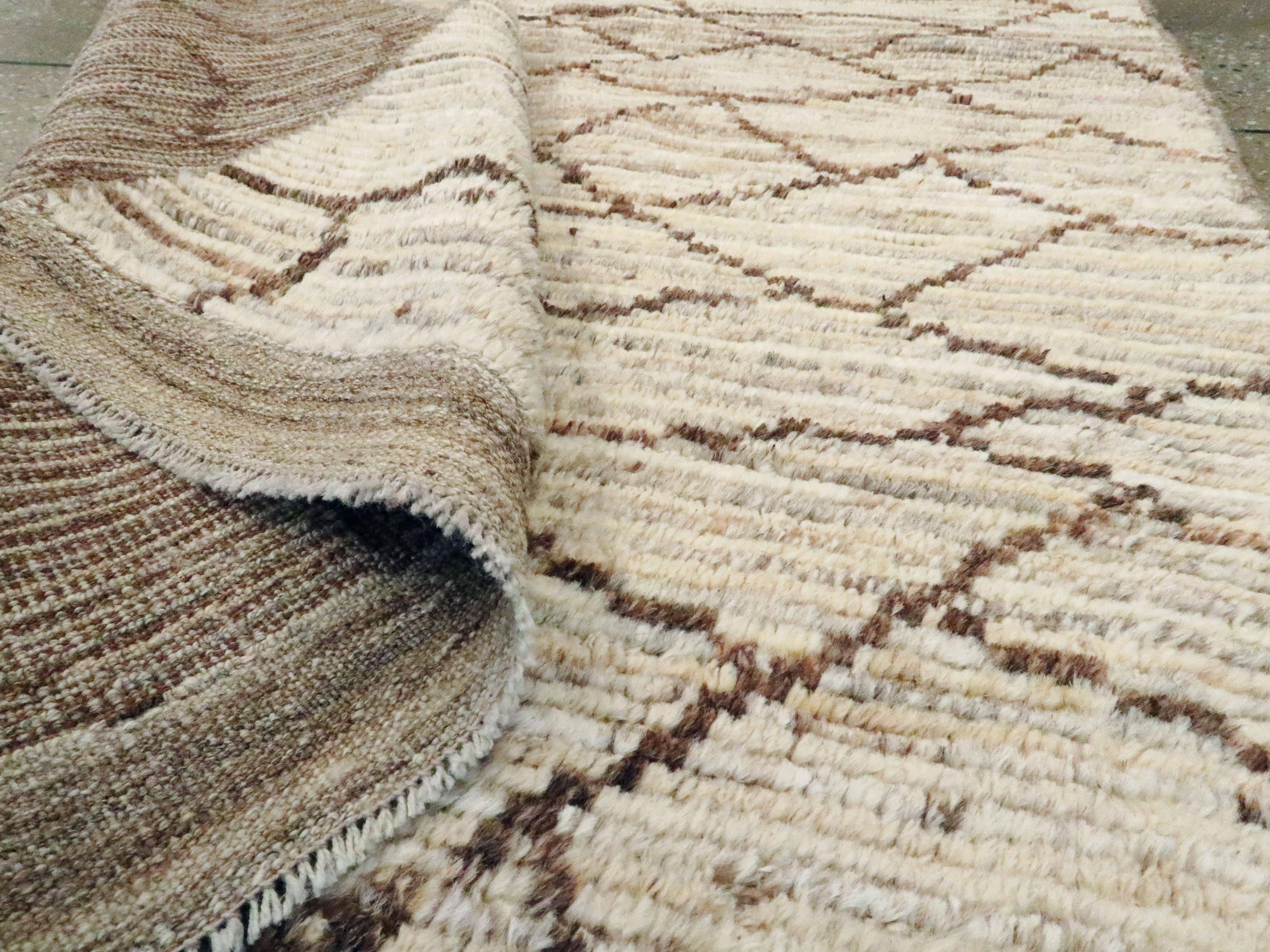 Persischer Gabbeh-Teppich aus der Moderne (Wolle) im Angebot