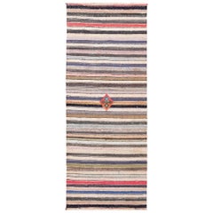 Modern Persian Kilim Runner Rug. Size: 3 ft 10 in x 9 ft 11 in