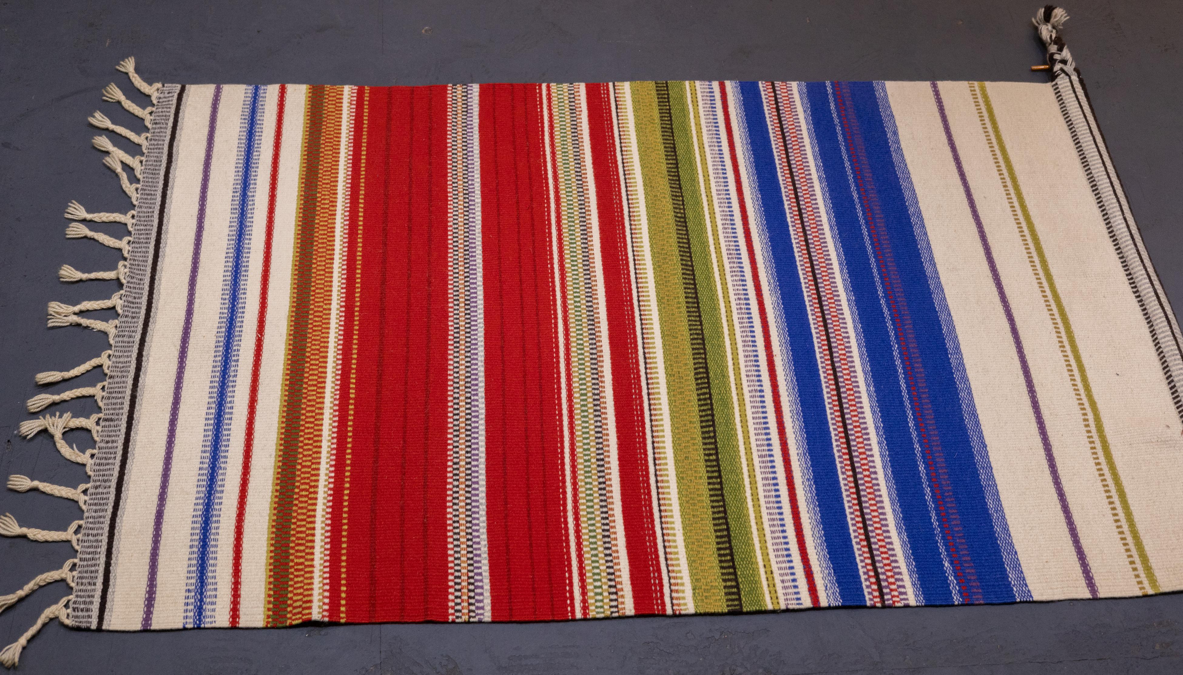 Modern Persian Kilim Wool Rug 3'3'' x 4'8'' For Sale 1