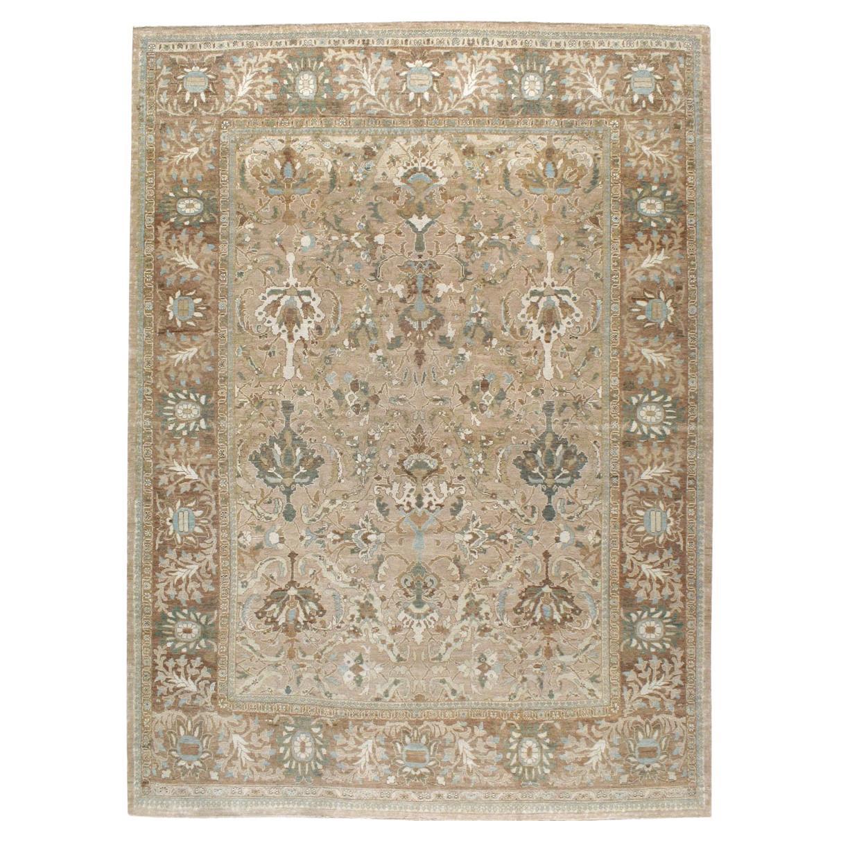 Moderner persischer Mahal-Teppich in Zimmergröße im Angebot