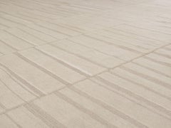 Modern Persian Mazandaran Handwoven Flatweave Natural Earth-Tone Rug