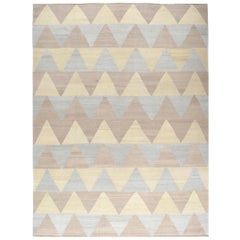 Modern Persian Shiraz Flat-Weave Rug