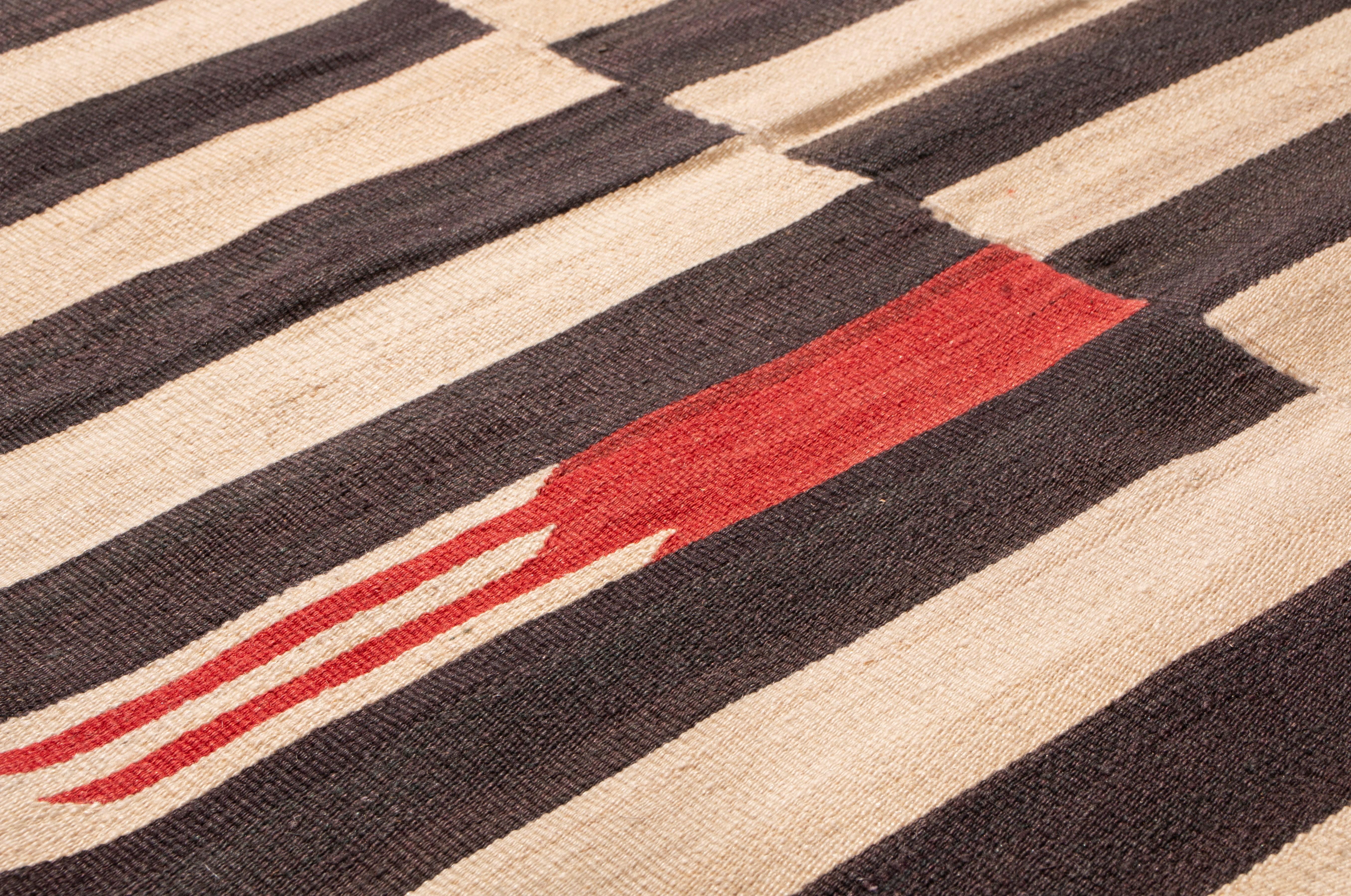 Modern Persian Stripe Kilim In New Condition In Long Island City, NY