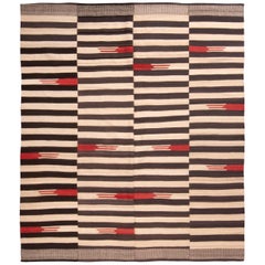 Modern Persian Stripe Kilim