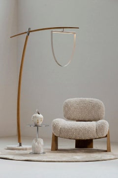 Modern Pico Marble Side Table, Calacatta, Handmade in Portugal by Greenapple