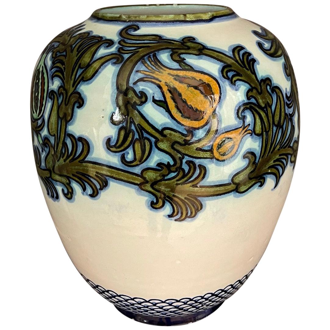 Moderne Keramikvase von Pietro Melandri und Paolo Zoli  im Angebot