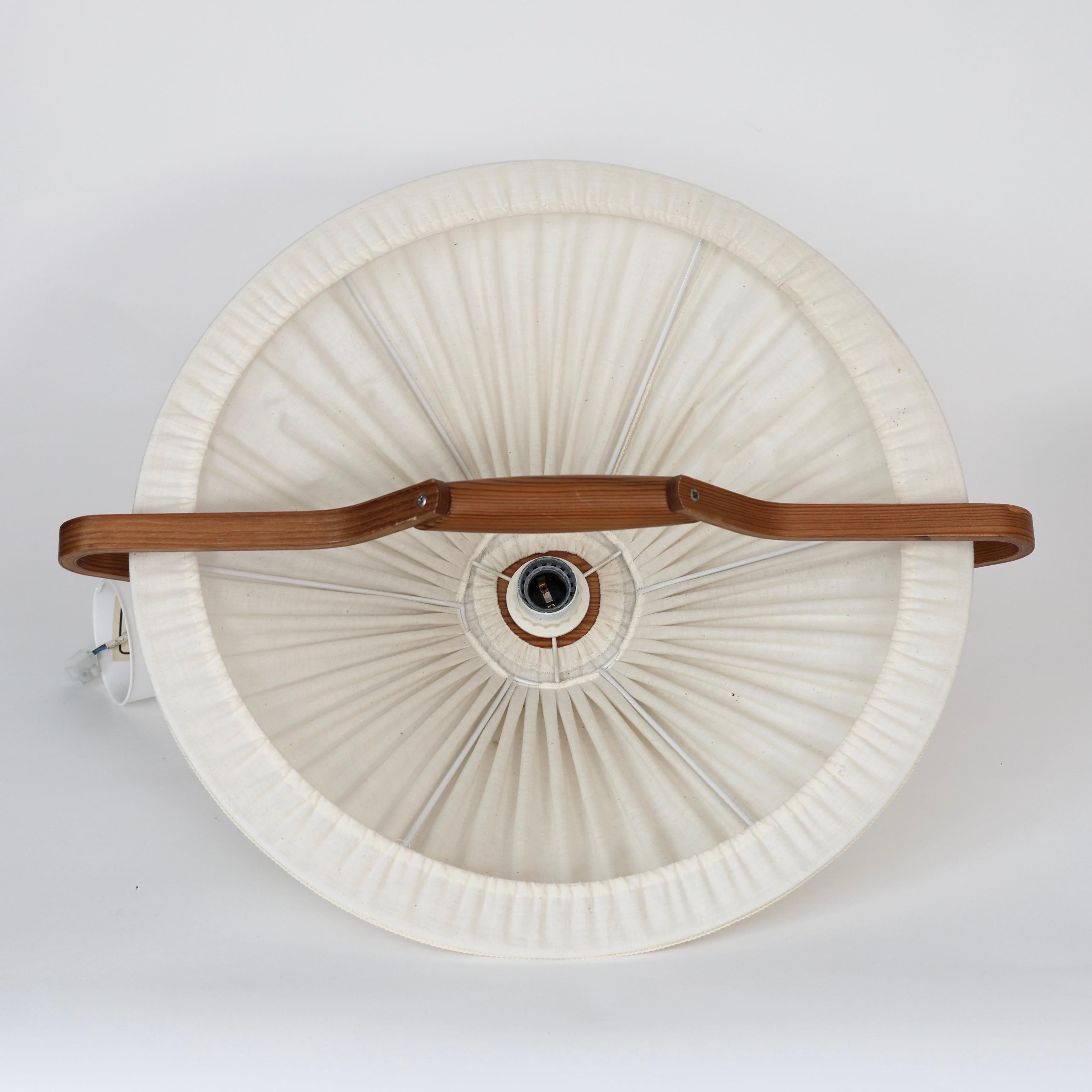 Modern Pine Wood Suspension Pendant by Markslöjd, Sweden, 1980s For Sale 2