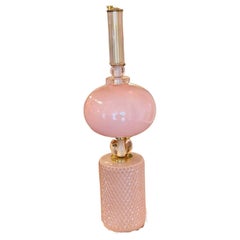 Modern Pink Murano Glass Component Lamp