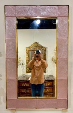 Modern Pink Murano Glass Mirrors