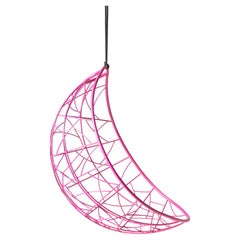 Modern Pink Nest Egg Hanging Swing Seat