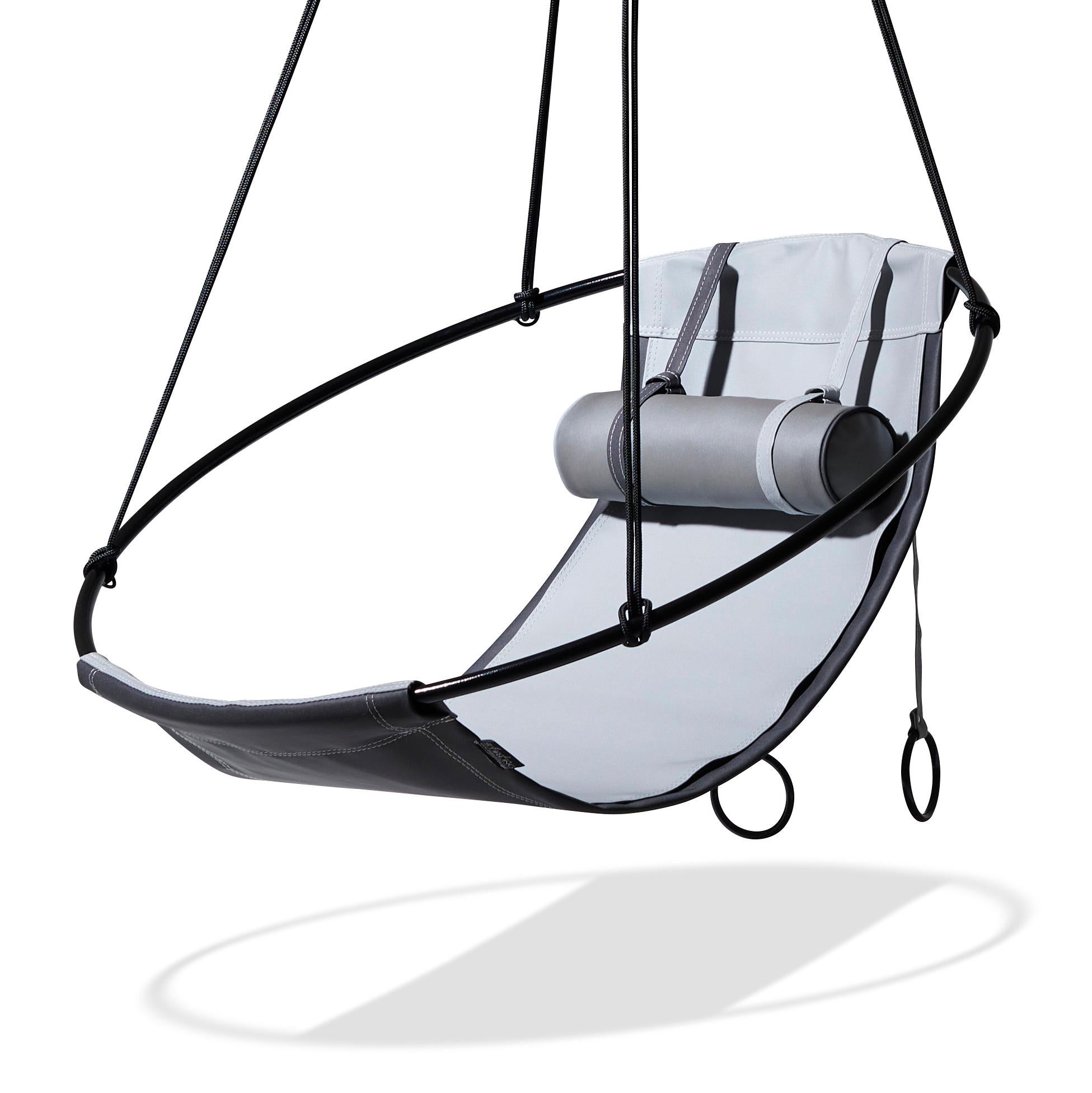 Modern PINK Outdoor Hanging Sling Chair For Sale 1