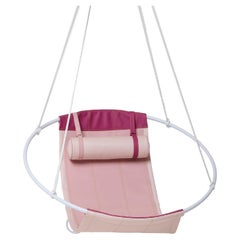 Modern PINK Outdoor Hanging Sling Chair