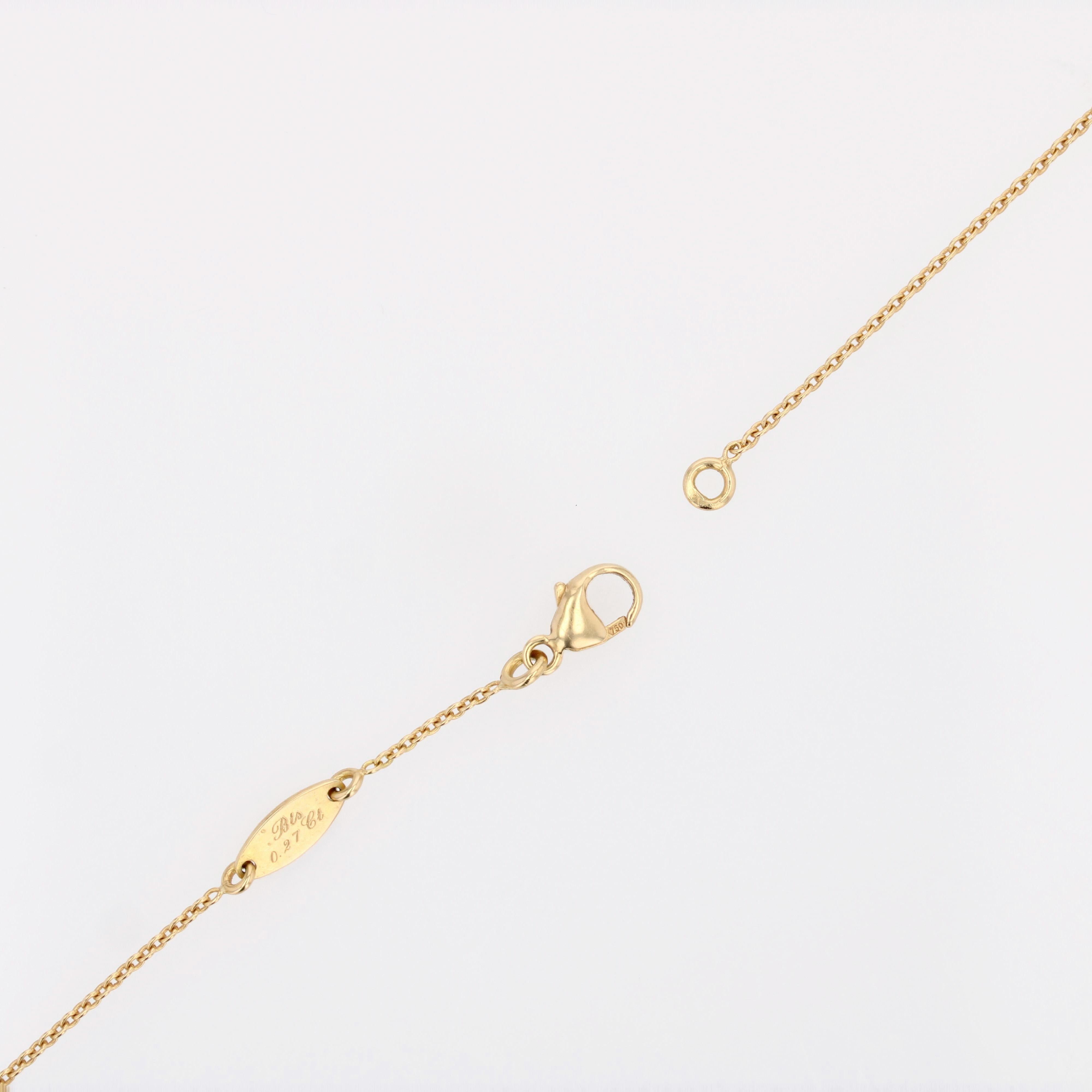 Modern Pink Sapphire Diamonds 18 Karat Yellow Gold Flower Pendant Necklace For Sale 10