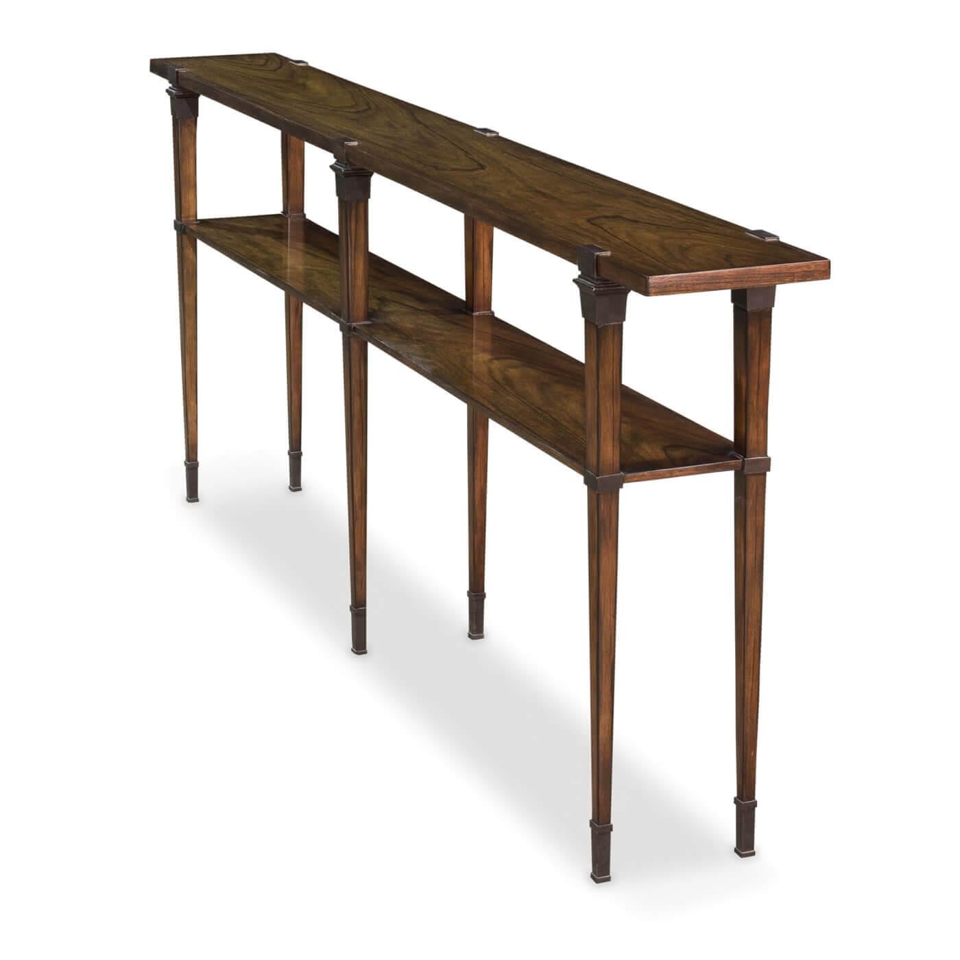 skinny long console table