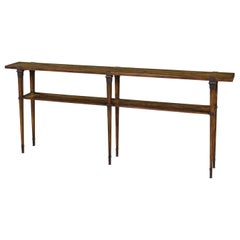 Modern Plank Top Console Table