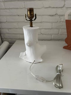 Modern plaster branch lamp with insects