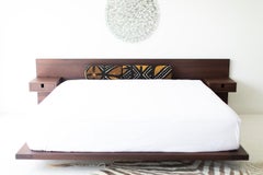 Modern Platform Bed in Walnut