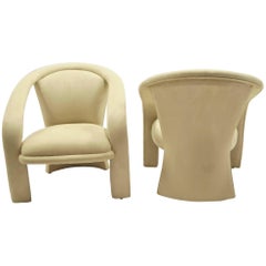 Chaises longues Pop modernes de Carsons en Ultrasuede