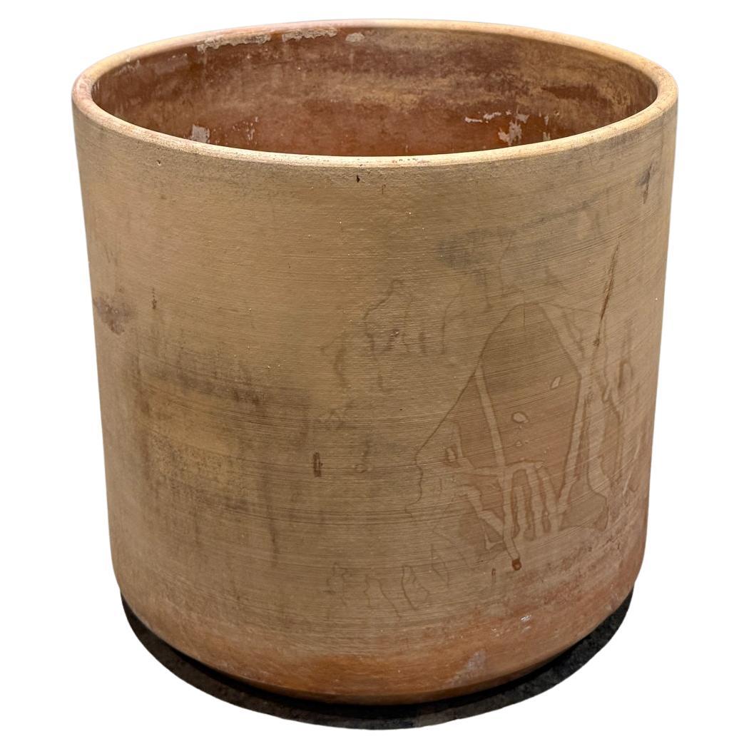 Modern Pottery Planter Gainey Style Patinated