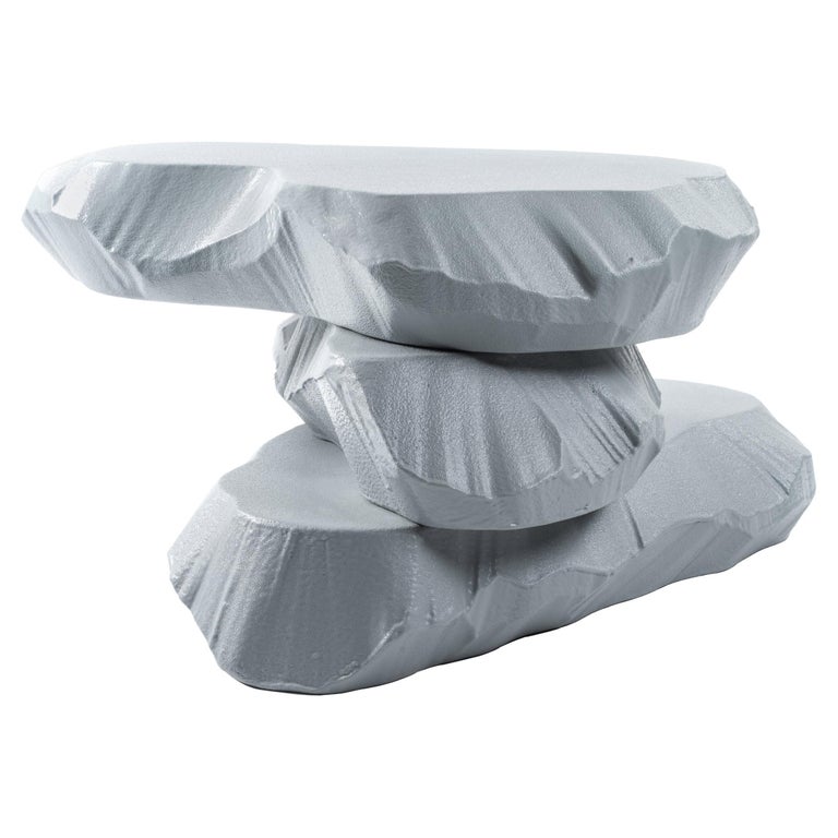 Modern Pouf / Coffee Table by Jordan Artisan Collectible Design Indoor / Outdoor For Sale at 1stDibs