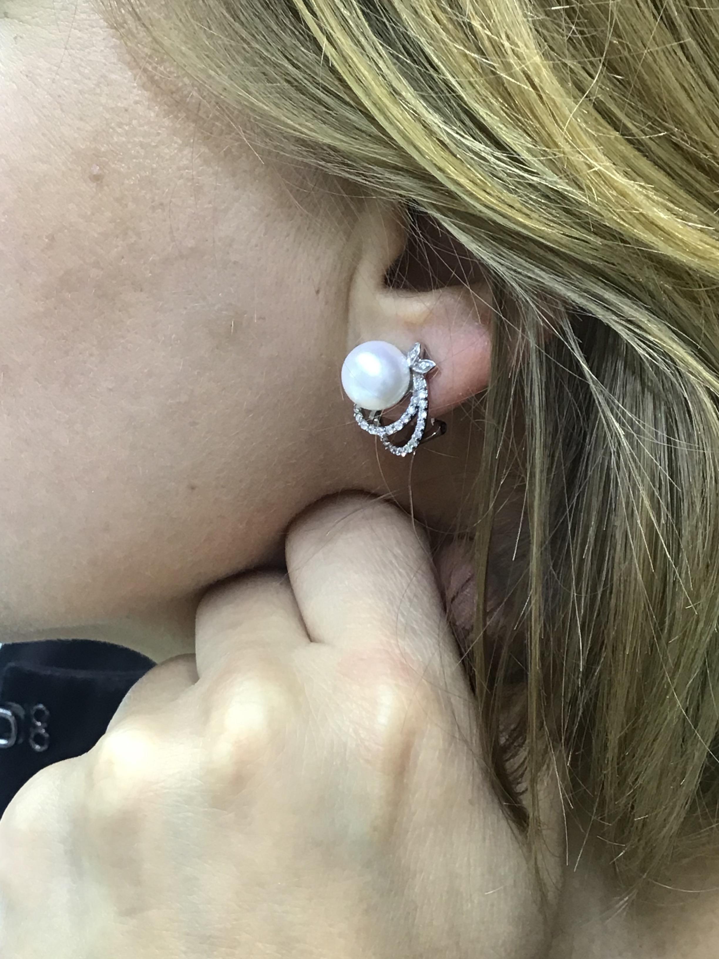 square black diamond earrings