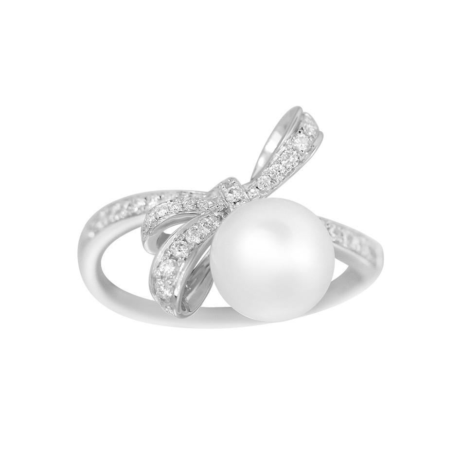 Ring White Gold 14 K (Matching Earring Available)
Diamond 43-Round 57-0,23-4/5A
Pearl d 7,5-8,0 1-3,02 ct
Weight 3.12 grams
Size 16

With a heritage of ancient fine Swiss jewelry traditions, NATKINA is a Geneva based jewellery brand, which creates