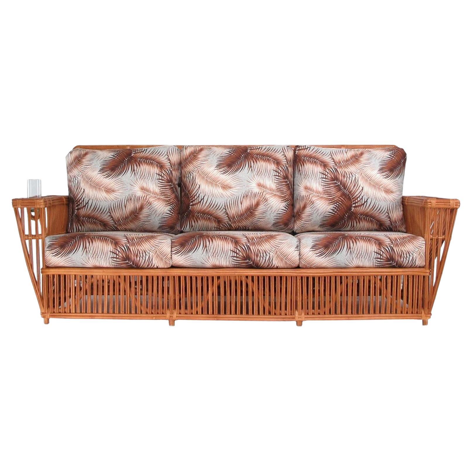 2Seat Rattan Sofa For Sale at 1stDibs