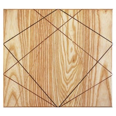 Tabla de embutidos moderna "Prism Inlay Charcuterie Board" de Alex Drew & No One, 2024
