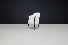 Poltrona moderna Progetti di Umberto Asnago per Giorgetti, Italia, anni '80 - Bouclé