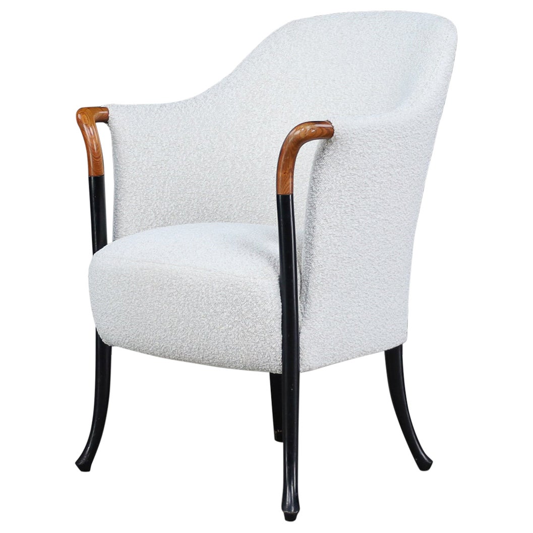Moderner Progetti Sessel von Umberto Asnago für Giorgetti, Italien, 1980er Jahre - Bouclé im Angebot