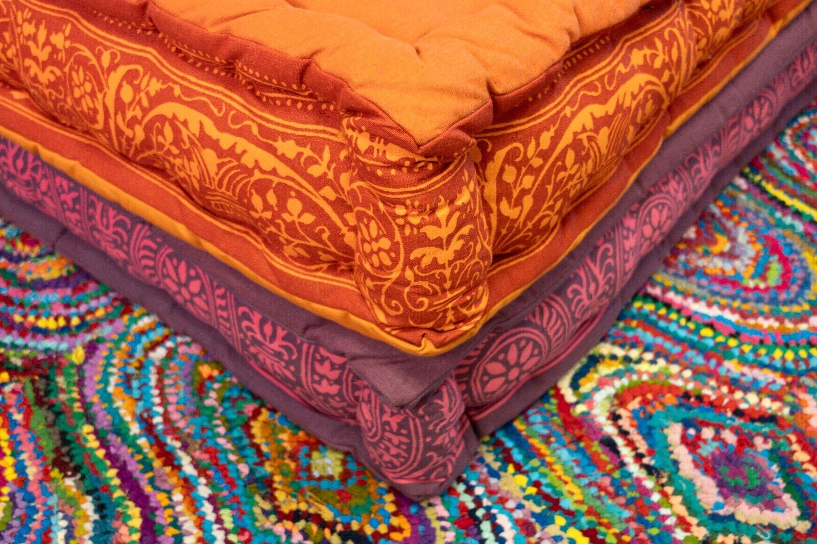 Modern Purple & Orange Sofa Sectional Roche Bobois Style Mah Jong Modular 5