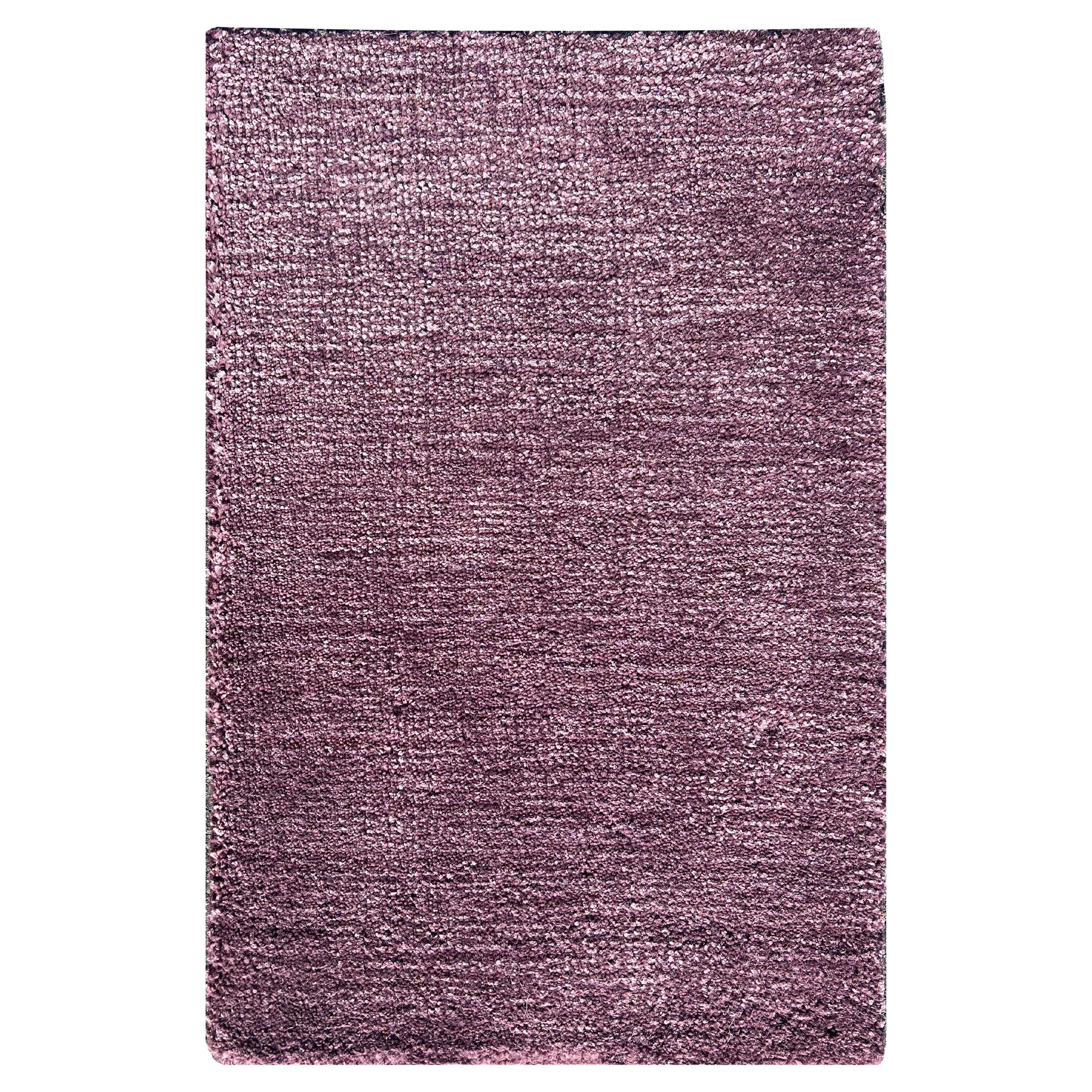 Lana e seta viola moderna in vendita