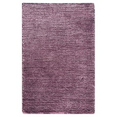 Modern Purple Wool 
Silk