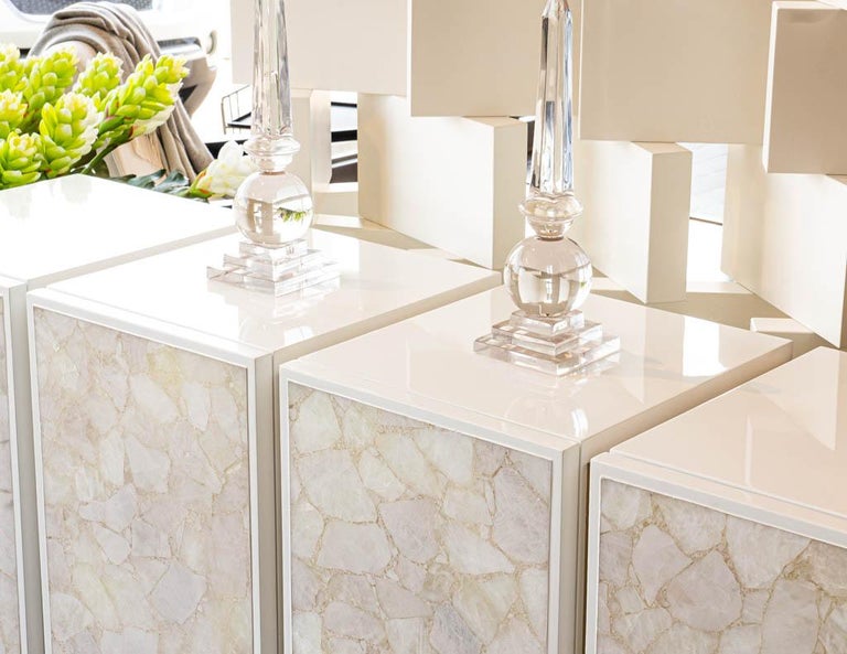 Modern Quartz Front Sideboard Baker Kira Credenza For Sale at 1stDibs
