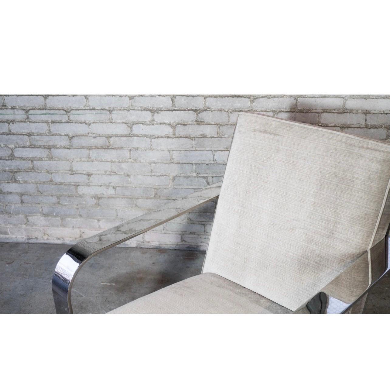American Modern Ralph Lauren Penthouse Bohemian Lounge Chair Armchair