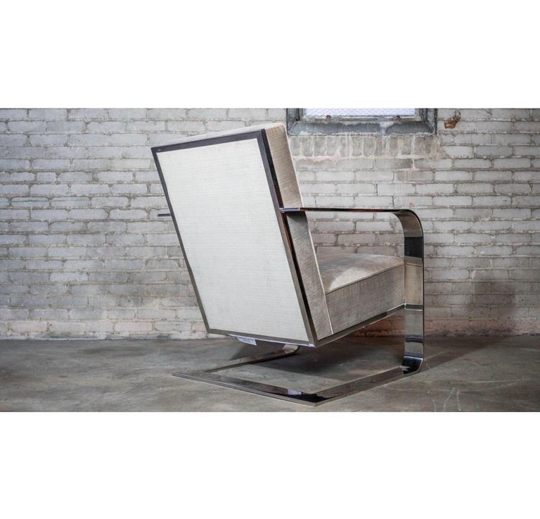 View of Modern Ralph Lauren Penthouse Bohemian Lounge Chair Armchair For Sale ...