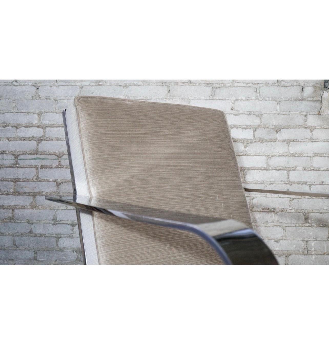 Fabric Modern Ralph Lauren Penthouse Bohemian Lounge Chair Armchair