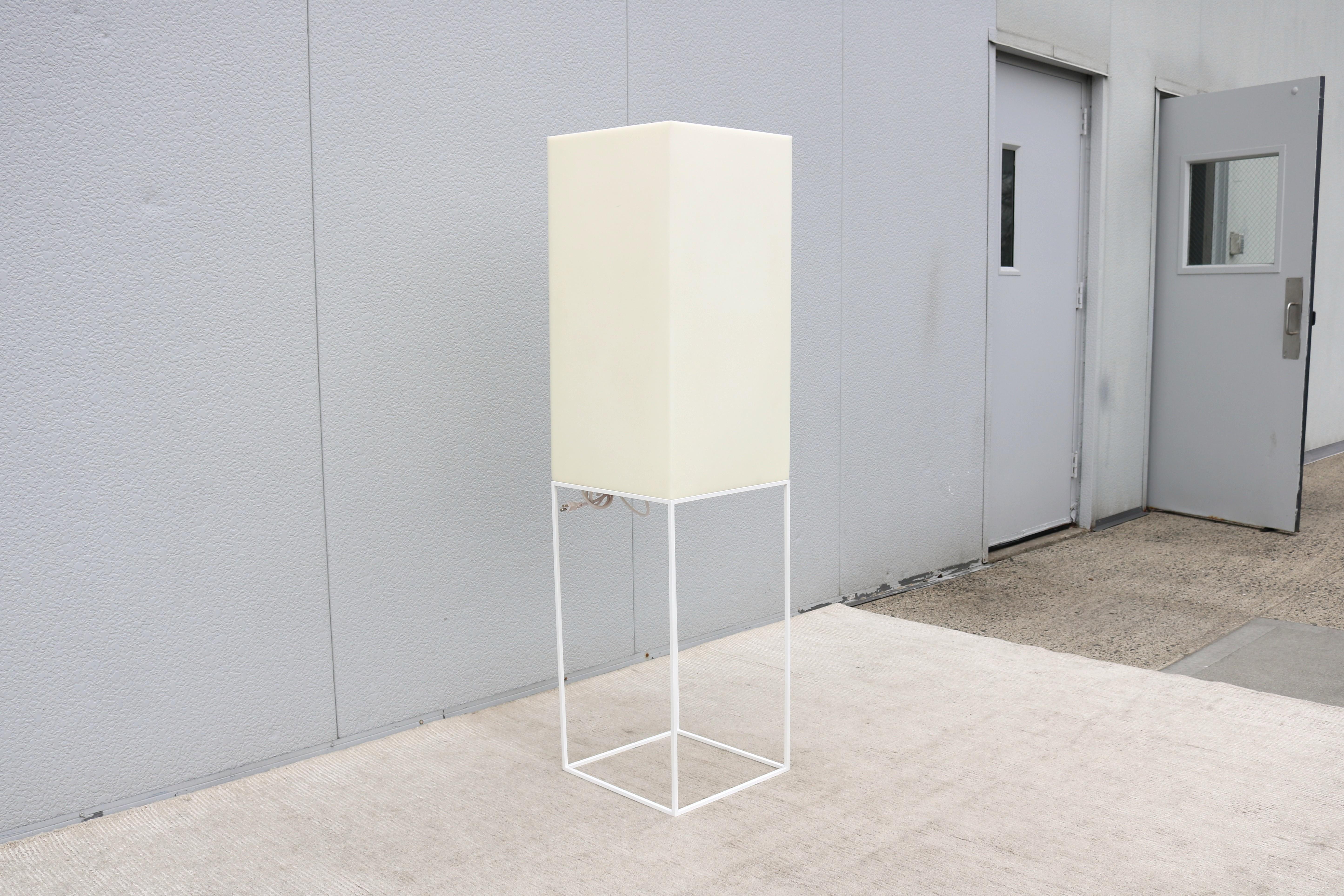 Lámpara de pie de exterior moderna Ramon Esteve para Vondom Vela High Cube White, España Aluminio en venta