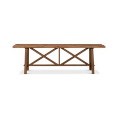 Consola moderna de madera recuperada