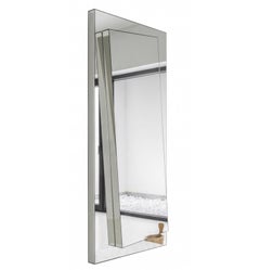 Miroir mural rectangulaire moderne « Mogg Layers » d'Alessandro Di Prisco, style minimaliste